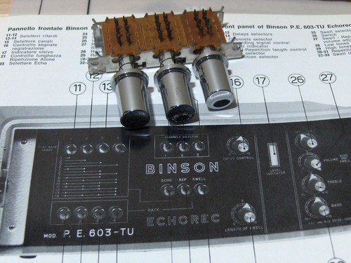 Binson echorec control - binson, pe